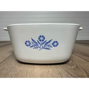 Vintage Corning Ware Blue Cornflower P-1 3/4-B Casserole Dish 1.75 qt